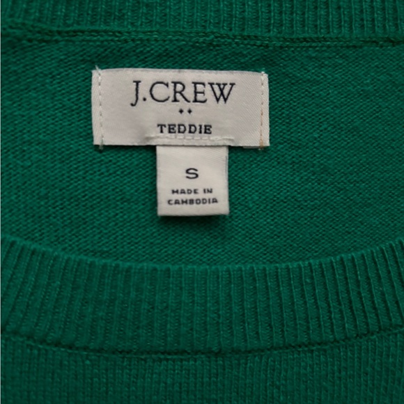 J. Crew Cotton-Wool Blend Teddie Sweater Size S - Picture 3 of 4